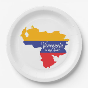 Venezuela is my home paper plate