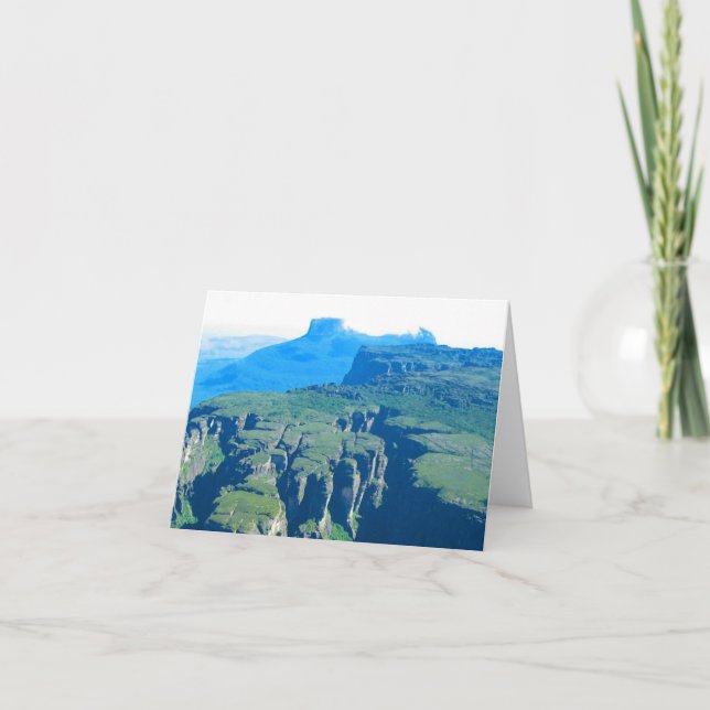 Venezuela Landscape from Airplane Photo Card (Front)