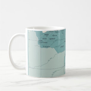 Venezuela Map - Vintage High Detailed vintage Illu Coffee Mug