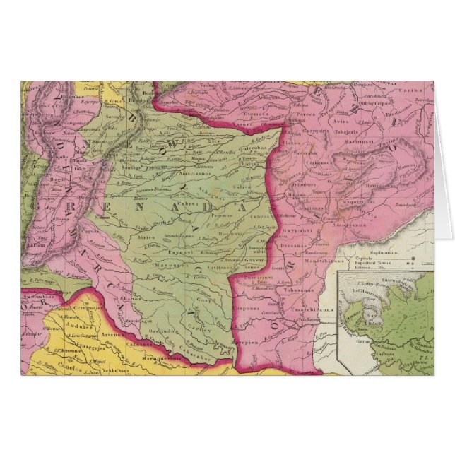 Venezuela, New Grenada & Equateur (Devant horizontal)