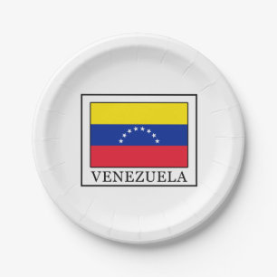 Venezuela Paper Plate