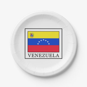 Venezuela Paper Plate
