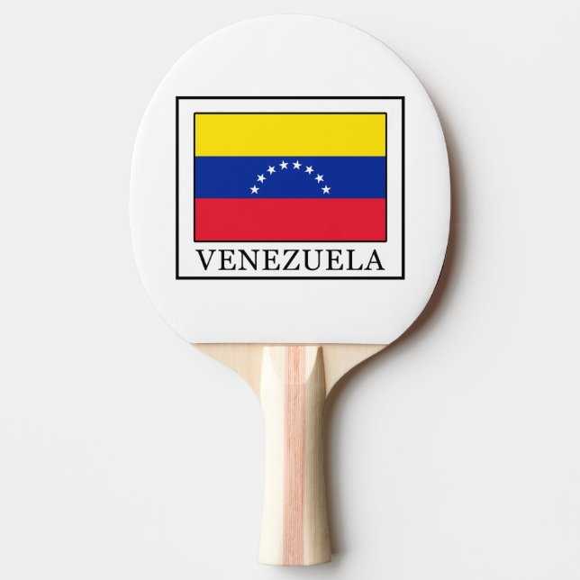 Venezuela Ping Pong Paddle (Front)