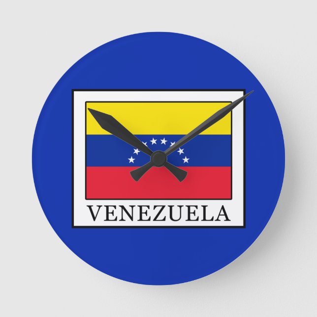 Venezuela Round Clock (Front)