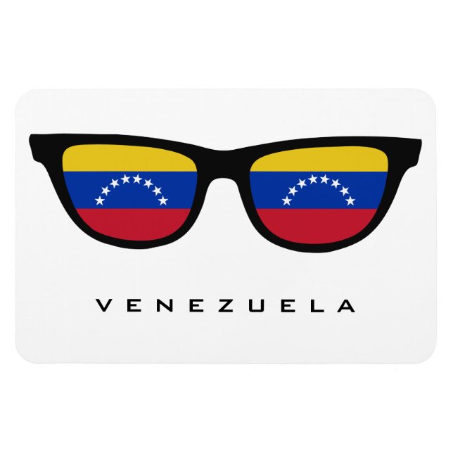 Venezuela Shades custom text & colour magnet (Horizontal)
