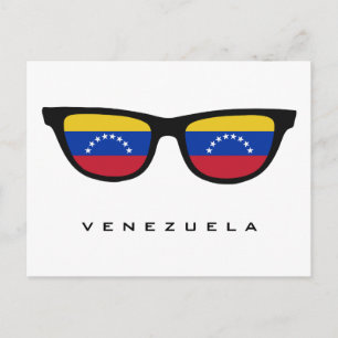 Venezuela Shades custom text & colour postcard