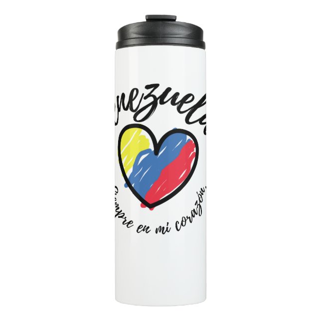 Venezuela Siempre En Mi Corazon Travel Mug (Front)