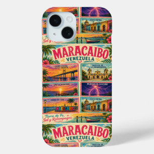 Venezuela Stamp Maracaibo Estado Zulia Tropical Tr iPhone 15 Case