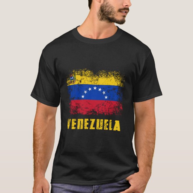 Venezuela Venezuelan 7 Star Flag T-Shirt (Front)