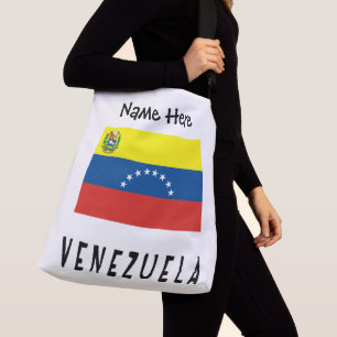 Venezuela Venezuelan Flag Personalized Name Crossbody Bag