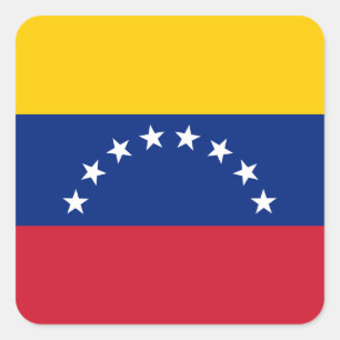Venezuela (Venezuelan)  Flag Square Sticker