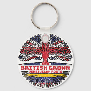 Venezuela Venezuelan Uk United Kingdom British Keychain