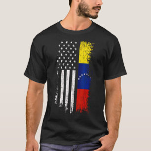 Venezuelan American Flag T-Shirt - Pride Venezuela