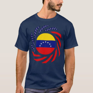 Venezuelan American Multinational Patriot Flag 7 S T-Shirt