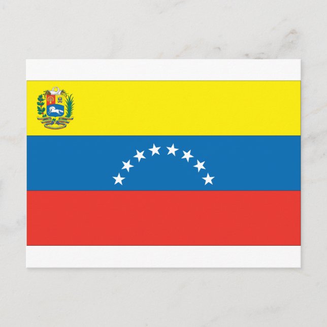 Venezuelan Flag Postcard (Front)