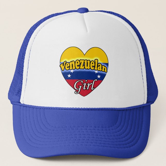 Venezuelan Girl Trucker Hat (Front)