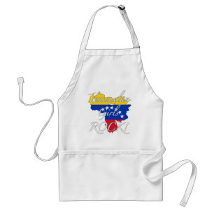 Venezuelan Girls Rock! Standard Apron