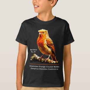 Venezuelan Orange-crested Warbler Parody Specimen T-Shirt