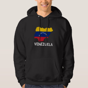 Venezuelan Roots Map Venezuelan Pride Venezuela Fl Hoodie