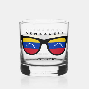 Venezuelan Shades custom name Whiskey Glass