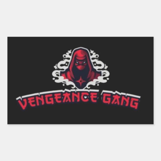 VENGEANCE GANG  STICKER (Front)