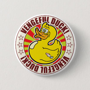Vengeful Duck 2 Inch Round Button