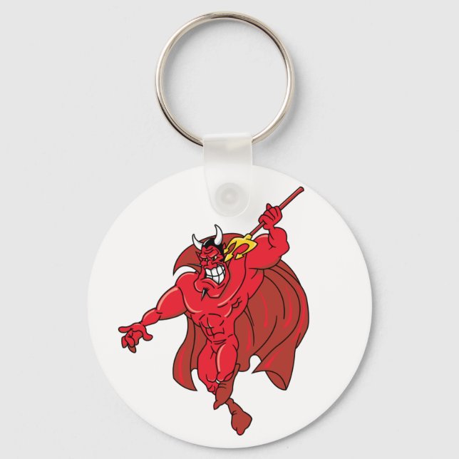 Vengeful Red Demon Keychain (Front)