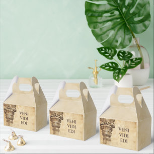 Veni Vidi Bibi Funny Ancient Rome Latin Saying Favor Box