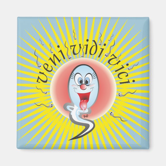 veni vidi vici aimant (Devant)