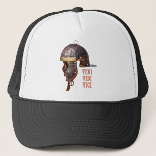Veni, Vidi, Vici Ancient Roman helmet Trucker Hat