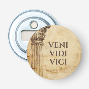 Veni Vidi Vici Ancient Roman Theme Bottle Opener