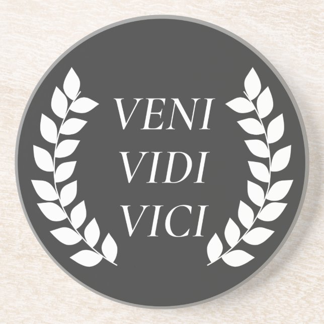 Veni Vidi Vici Coaster (Front)