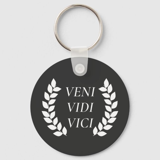Veni Vidi Vici Keychain (Front)
