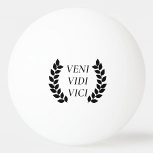 Veni Vidi Vici Ping Pong Ball