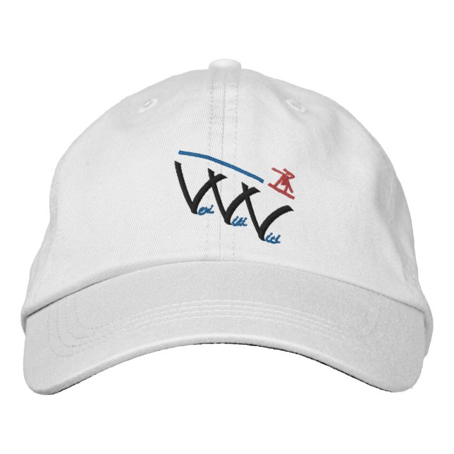 veni vidi vici snowboarder embroidered hat (Front)
