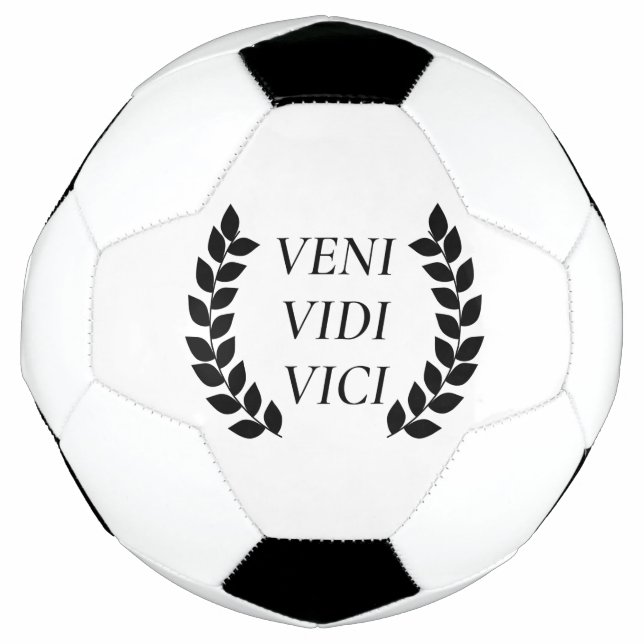 Veni Vidi Vici Soccer Ball (Front)