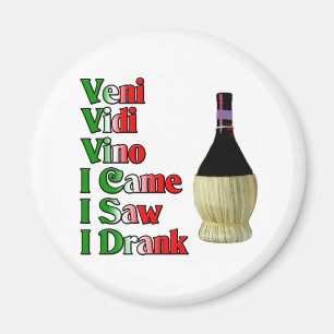 Veni Vidi Vino Magnet