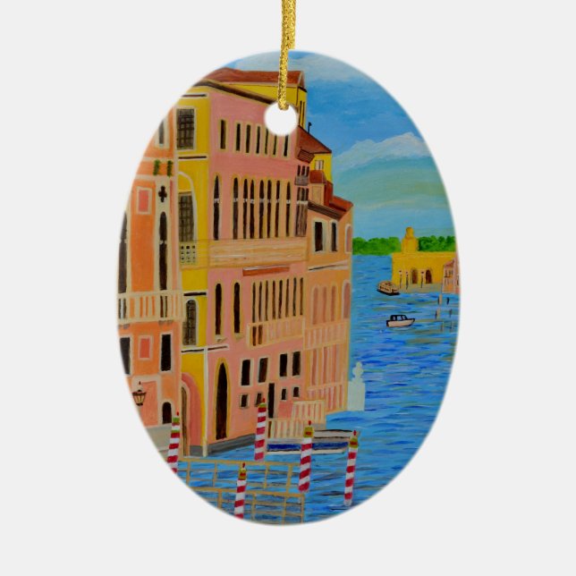 Venice3.JPG Ceramic Ornament (Front)