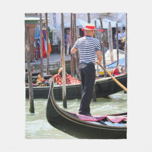 Venice_2015_0404 Fleece Blanket