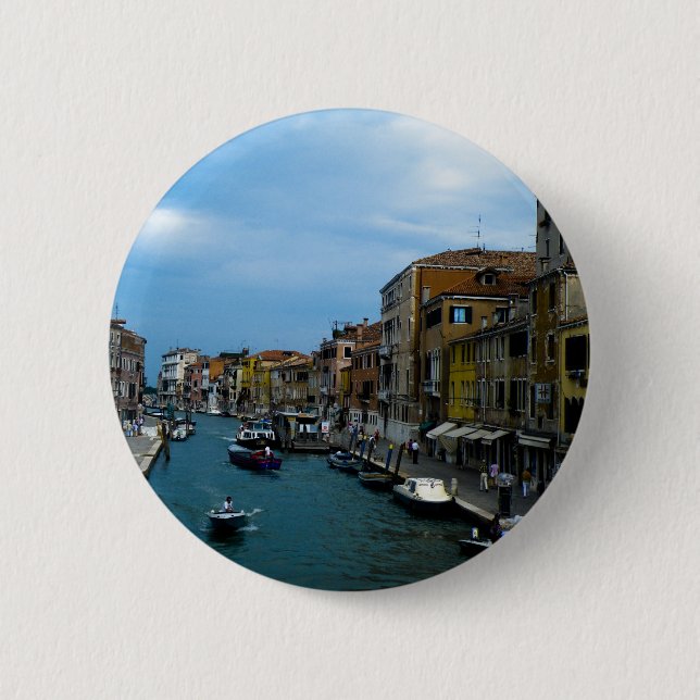 Venice 2 inch round button (Front)