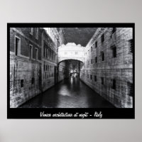 Venice - Architecture at Night No.1 (Poster)