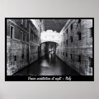 Venice - Architecture at Night No.1 (Poster)
