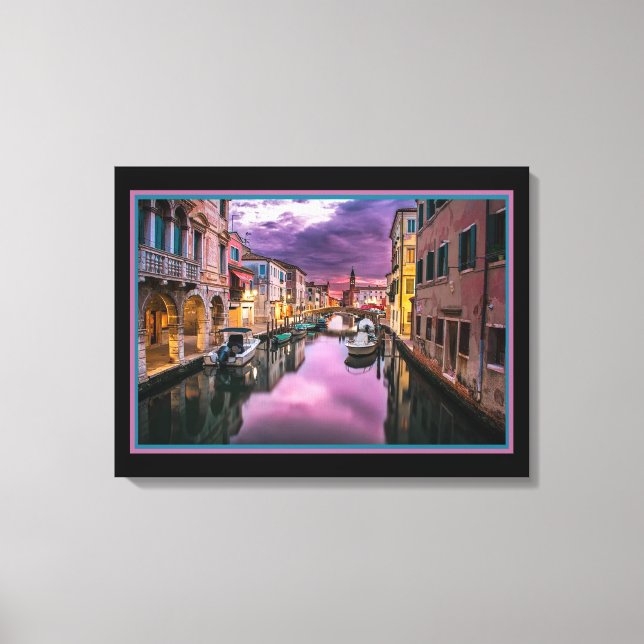 Venice at Night Canvas Print (Front)