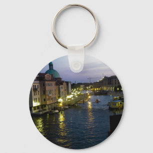 Venice at night keychain