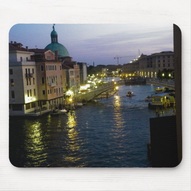 Venice at night mouse pad (Front)