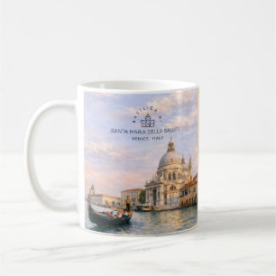 Venice Basilica Salute Watercolor Iconic Domes Coffee Mug