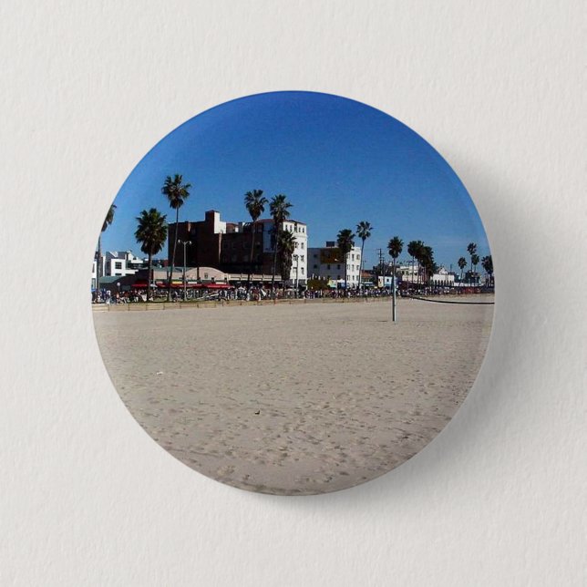 Venice Beach 2 Inch Round Button (Front)