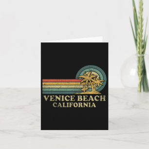 Venice Beach California Family Vacation Vintage Pa Card