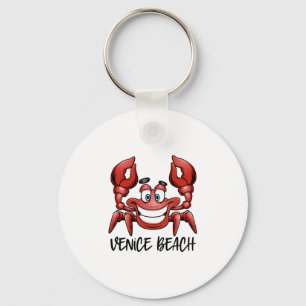 Venice Beach California Florida Vacation Group Tri Keychain