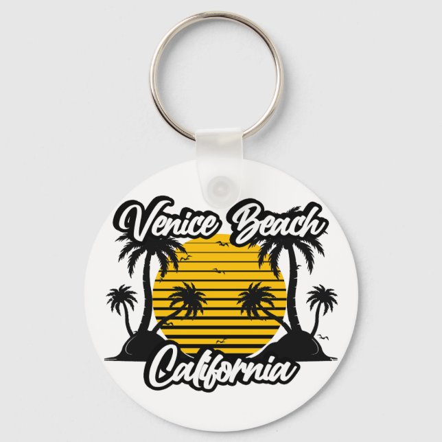 Venice Beach California Keychain (Front)